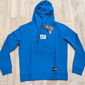 $198 Mens BOSS X NFL "Woodson" New York Giants Graphic Hoodie Blue Medium